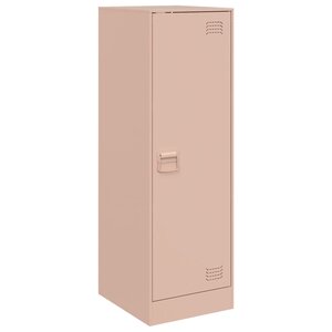 vidaXL Buffet rose 34 5x39x107 cm acier
