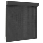 vidaXL Volet roulant aluminium 130x140 cm anthracite