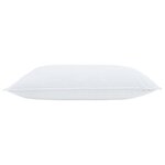 vidaXL Oreillers avec oreiller 2 Pièces Blanc 130gsm 100  coton