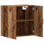 vidaXL Armoire murale vieux bois 60x31x60 cm bois d'ingénierie