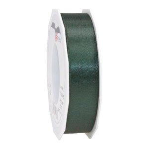 Satin double face 25-m-rouleau 25 mm vert sapin