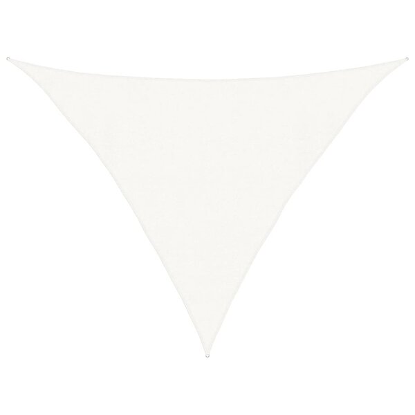 vidaXL Voile d'ombrage 160 g/m² Blanc 4x4x5 8 m PEHD