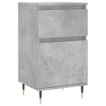 vidaXL Buffets 2 Pièces gris béton 40x35x70 cm bois d'ingénierie