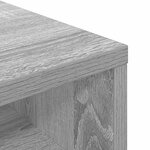 vidaXL Basboard avec tiroir Gris Sonoma 102 x 32 x 48 5 cm