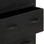 Vidaxl buffet 47x35x76 cm bois de manguier brut