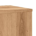vidaXL Supports pour plantes 2 Pièces chêne artisanal bois d'ingénierie