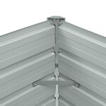 vidaXL Lit surélevé de jardin Anthracite 100x40x45 cm Acier galvanisé
