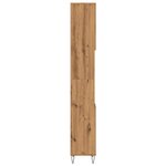 vidaXL Armoire de salle de bain chêne artisanal 30x30x190 cm