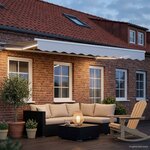 vidaXL Auvent rétractable électrique Blanc 3 x 2 5 m