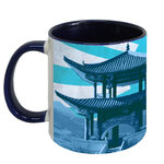 Tasse en céramique japon bleu cbkreation