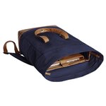 Sac à dos pour ordinateur 15 pouces - 1816520 - bleu marine et brun