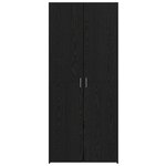 vidaXL Haut Armoire Chêne noir 40 x 42 5 x 185 cm Bois d'ingénierie