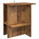 vidaXL Table basse 2 Pièces Bois ancien 40 x 30 x 49 cm Bois d'ingénierie