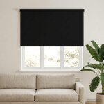 vidaXL Store enrouleur Protection UV Noir 180 x 140 cm Polyester