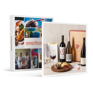 SMARTBOX - Coffret Cadeau Abonnement de 2 mois : 3 bouteilles de vin par mois et livret de dégustation -  Gastronomie