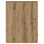 vidaXL Armoire d'apothicaire chêne artisanal 20 x 45 5 x 60 cm