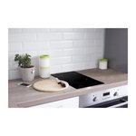 Plaque de cuisson induction encastrable - OCEANIC - 2 zones - L28,8 x P52cm - OCEATI2Z2B - 2 boosters - Revêtement verre - Noir