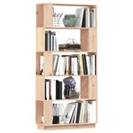 vidaXL Bibliothèque/Séparateur de pièce 80x25x163 5 cm Pin solide