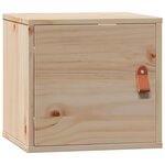 vidaXL Armoire murale 31 5x30x30 cm Bois massif Pin