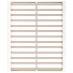 vidaXL Cadre de lit sans matelas blanc 140x200 cm bois massif