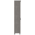 vidaXL Buffet HAMAR Bois massif de pin Gris clair