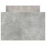 vidaXL Cadre de lit sans matelas gris béton 100x200 cm
