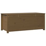 vidaXL Boîte de rangement Marron miel 110x50x45 5cm Bois massif de pin