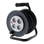 Enrouleur HO5VV-F 4 prises 3G1 5 15m + coupe-circuit - Zenitech