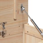 vidaXL Boîte de rangement 80x40x45 5 cm Bois massif de pin