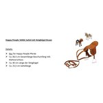 Happy People 58466 - Selle pour chevaux avec étriers métalliques