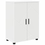 vidaXL Cabinet de salle de bain avec stockage Blanc 60 x 35 x 80 cm