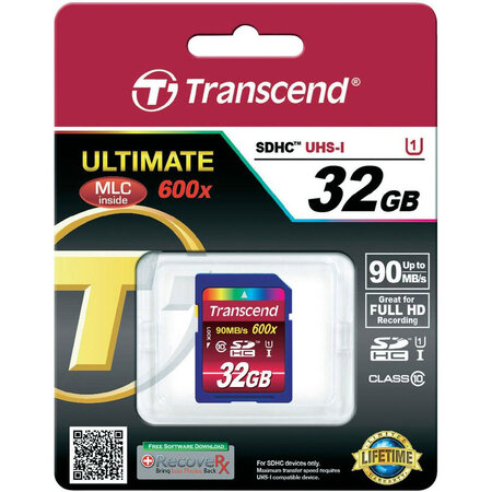 Transcend secure digital sdhc uhs-i 32 gb