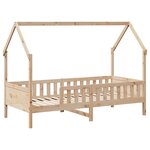 vidaXL Cadre de lit enfants avec tiroirs sans matelas 90x200 cm bois
