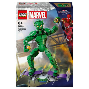 LEGO Marvel 76284 : Bouffon Vert à Construire - Figurine de Super-Méchant pour Enfants