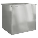 vidaXL Coffre de rangement d'extérieur - 55x50.5x50 cm en acier galvanisé