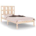 vidaXL Cadre de lit sans matelas 90x200 cm bois de pin massif
