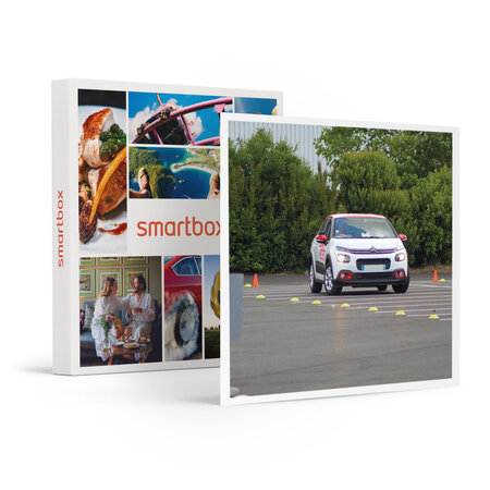 Session de conduite pour 2 enfants au volant d'une citroën c3 avec carnet de route et cadeau surprise - smartbox - coffret cadeau sport & aventure