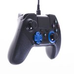 Manette Filaire esport FPS-100 noire pour PS4 avec 4 palettes a l'arriere