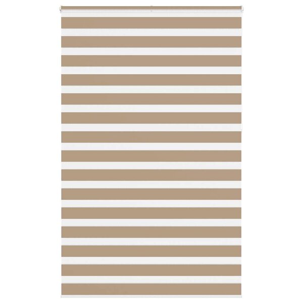 vidaXL Store zèbre marron sable largeur du tissu 135 9 cm polyester