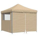 vidaXL Tente de fête Beige 292 x 292 x 315 cm Tissu Oxford