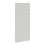 vidaXL Store plissé gris clair 100x200cm largeur du tissu 99 4 cm