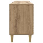 vidaXL Meuble TV 150 x 31 x 50 cm Chêne artisanal Bois d'ingénierie