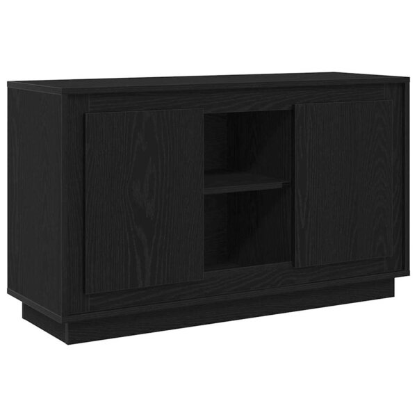 vidaXL Buffet Chêne noir 102 x 35 x 60 cm Bois d'ingénierie