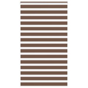 vidaXL Store zèbre marron 125x200cm largeur du tissu 120 9cm polyester