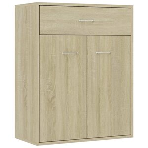 vidaXL Buffet Chêne sonoma 60x30x75 cm Bois d'ingénierie