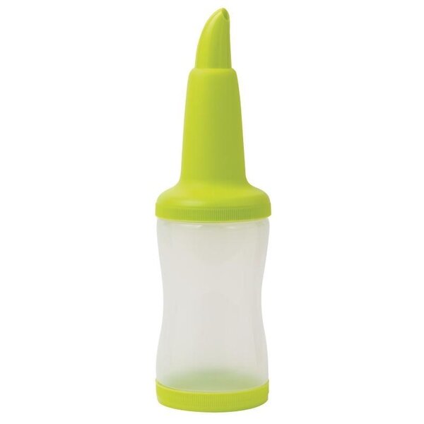 Bouteille verseuse de bar professionnelle verte - 1 08 l -  - plastique1 08100 x100x340mm