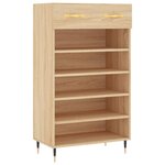 vidaXL Armoire à chaussures chêne sonoma 60x35x105cm bois d'ingénierie