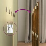 vidaXL Tête de lit avec armoires Chêne fumé Bois d'ingénierie