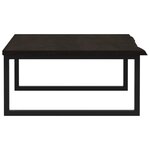 vidaXL Étagère de vasque murale acier et bois de chêne massif