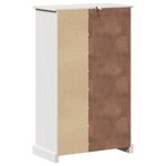 vidaXL Cabinet de salle de bain avec stockage Blanc 68 x 34 x 110 cm
